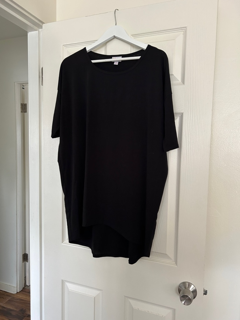 LuLaRoe Black Short Sleeve Oversized Tee